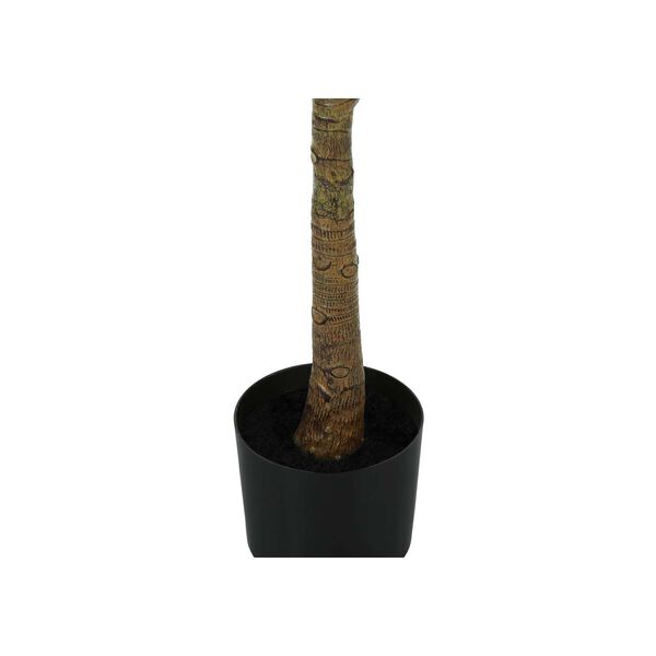 Black Green 47-Inch Indoor Floor Potted Real Touch Decorative Artificial Plant, image 3
